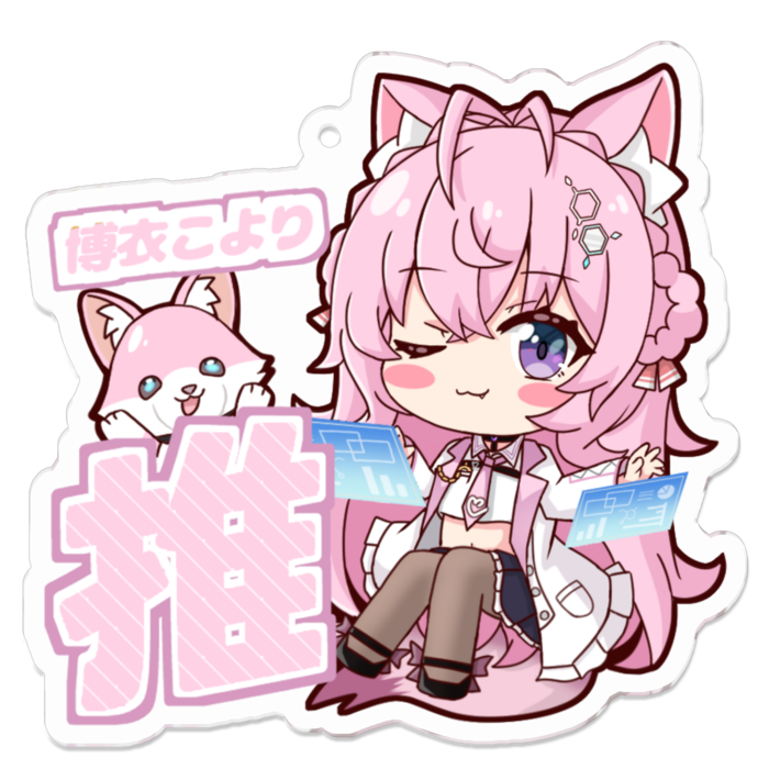 アクリルキーホルダー - 70 x 70 (mm)