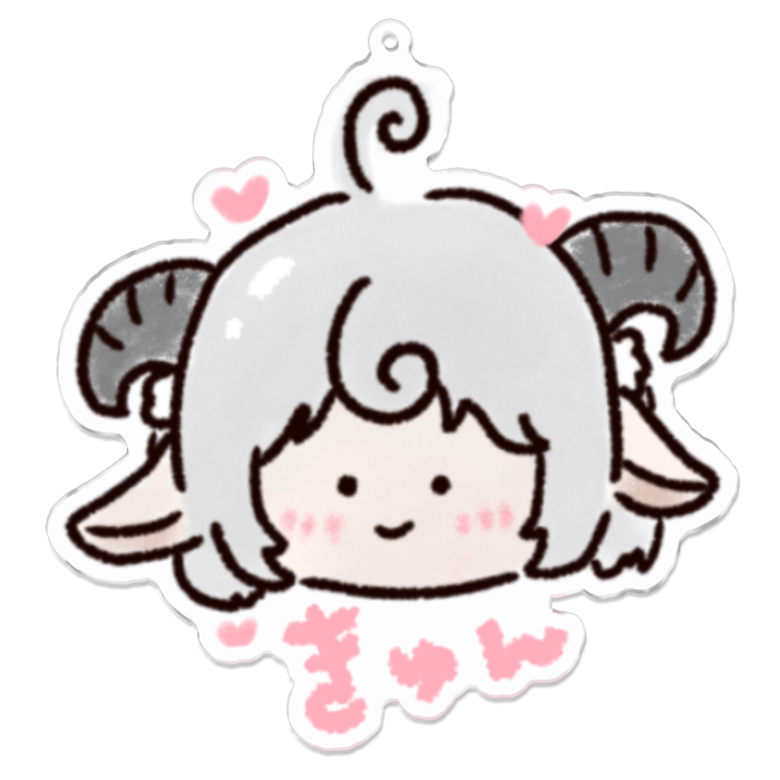 アクリルキーホルダー - 100 x 100 (mm)