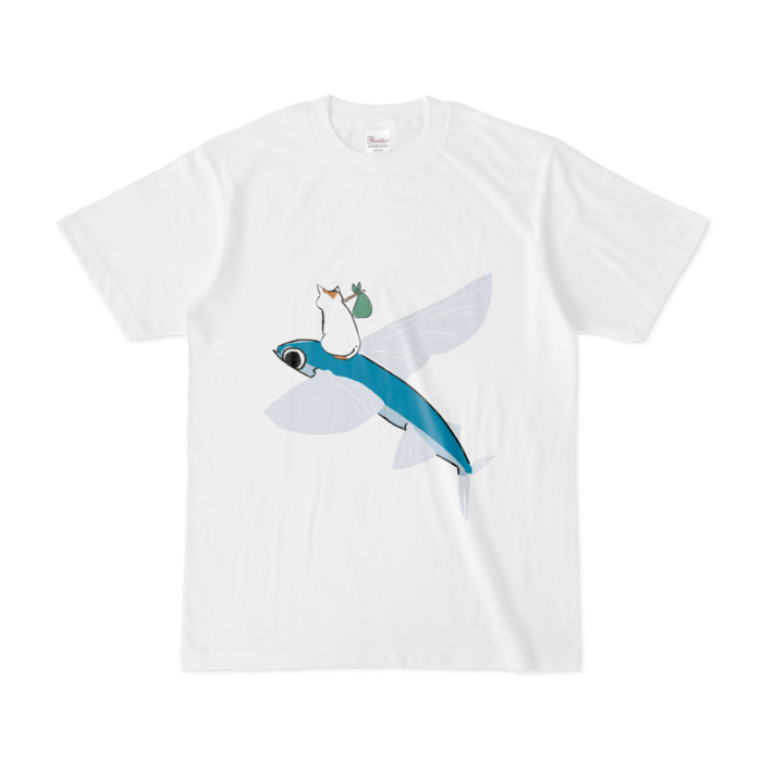 ねこ旅Tシャツ - S - 白