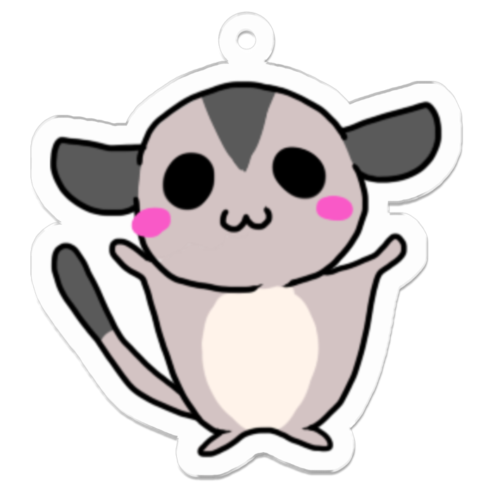 アクリルキーホルダー - 50 x 50 (mm)