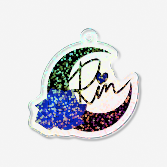 ホログラムアクリルキーホルダー - 50 × 50mm