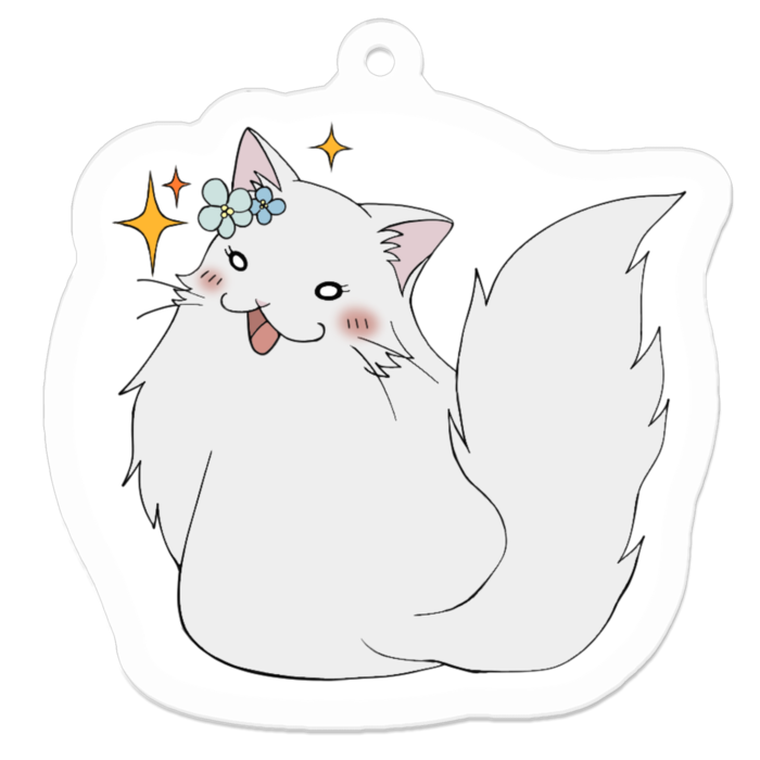 アクリルキーホルダー - 50 x 50 (mm)