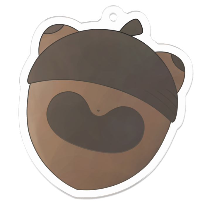 アクリルキーホルダー - 50 x 50 (mm)