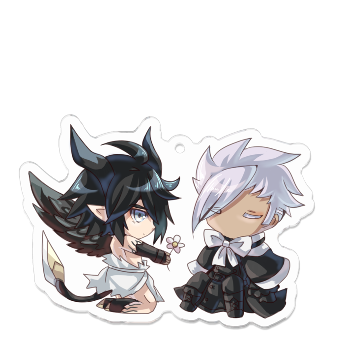 アクリルキーホルダー - 70 x 70 (mm)