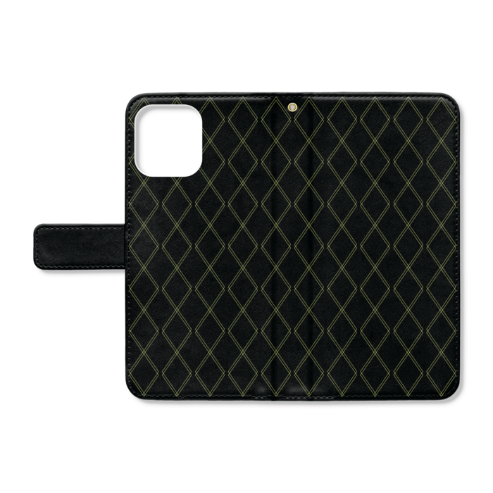 手帳型iPhoneケース - iPhone12 ProMax - ストラップ穴 あり