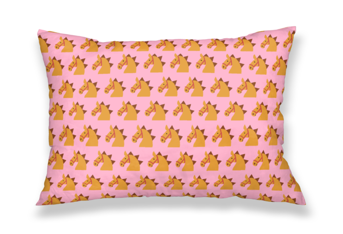 ピンク　枕カバー - 43x63cm - 両面(3)