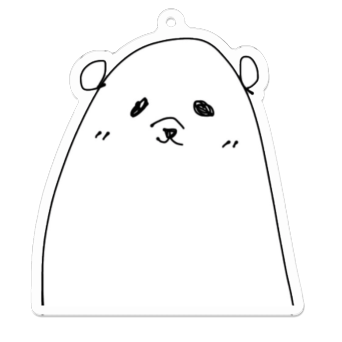 アクリルキーホルダー - 70 x 70 (mm)