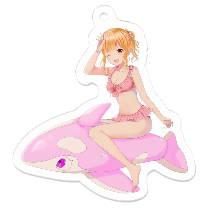 アクリルキーホルダー - 50 x 50 (mm)