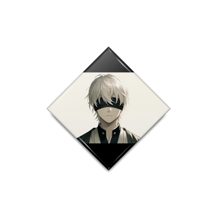 缶バッジ - ひし形40mm