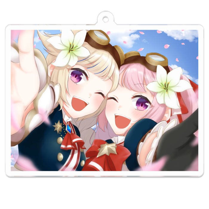 アクリルキーホルダー - 70 x 70 (mm)