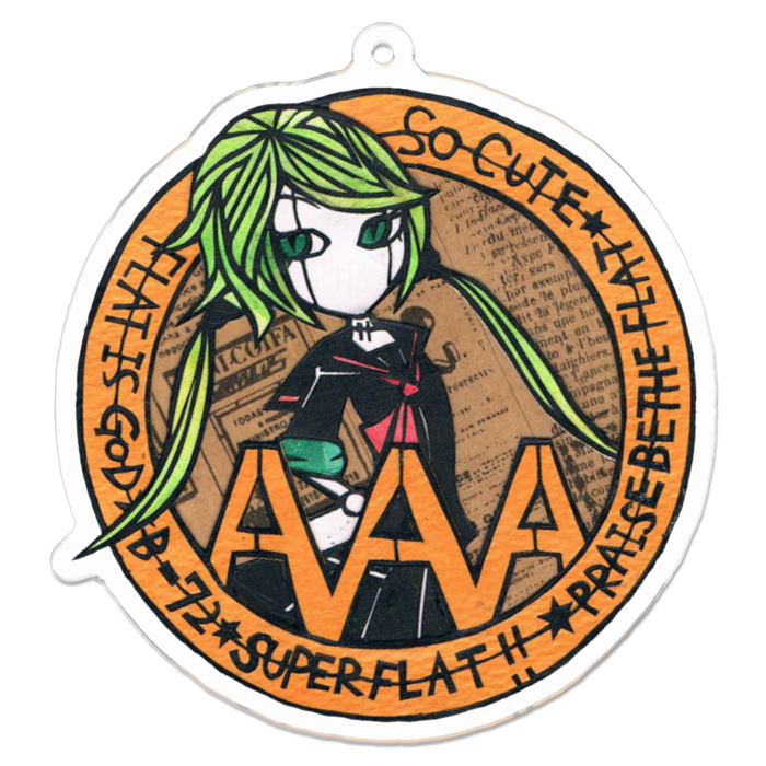 アクリルキーホルダー - 70 x 70 (mm)