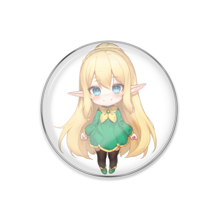 No.3「エルフちゃん」ピンバッジ