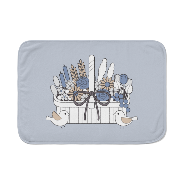 ブランケットA　くすみブルー