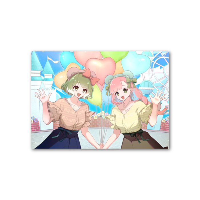 フォト風カード - 横 - 片面