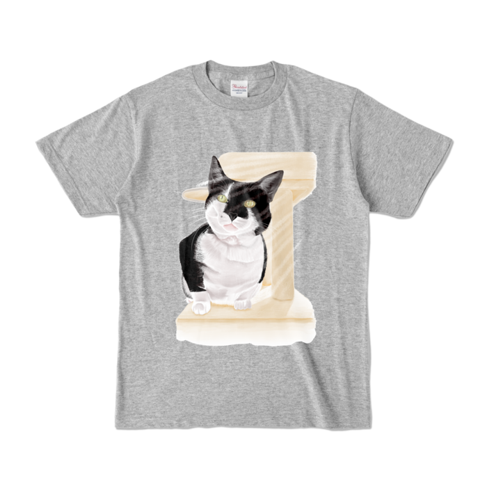 カラーTシャツ - S - 杢グレー (濃色)