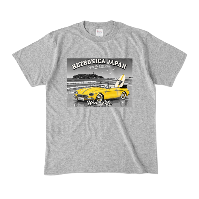 カラーTシャツ - M - 杢グレー (濃色)