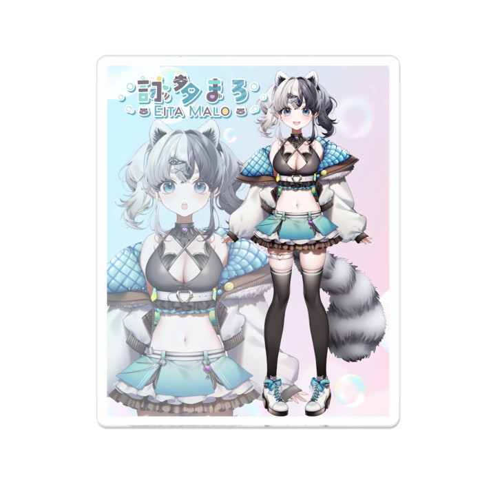 アクリルバッジ - 70 x 70 (mm)
