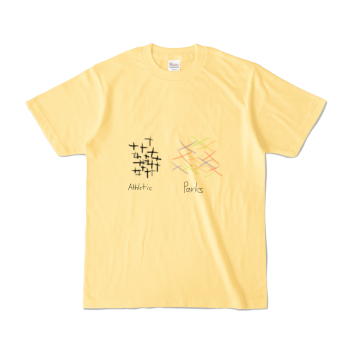 カラーTシャツ - S - ライトイエロー (淡色)
