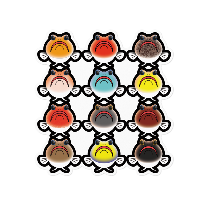 ステッカー - 160 x 160 (mm)/ホワイト