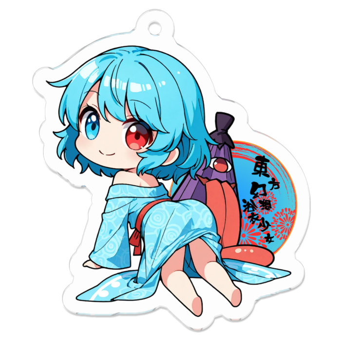 アクリルキーホルダー - 50 x 50 (mm)