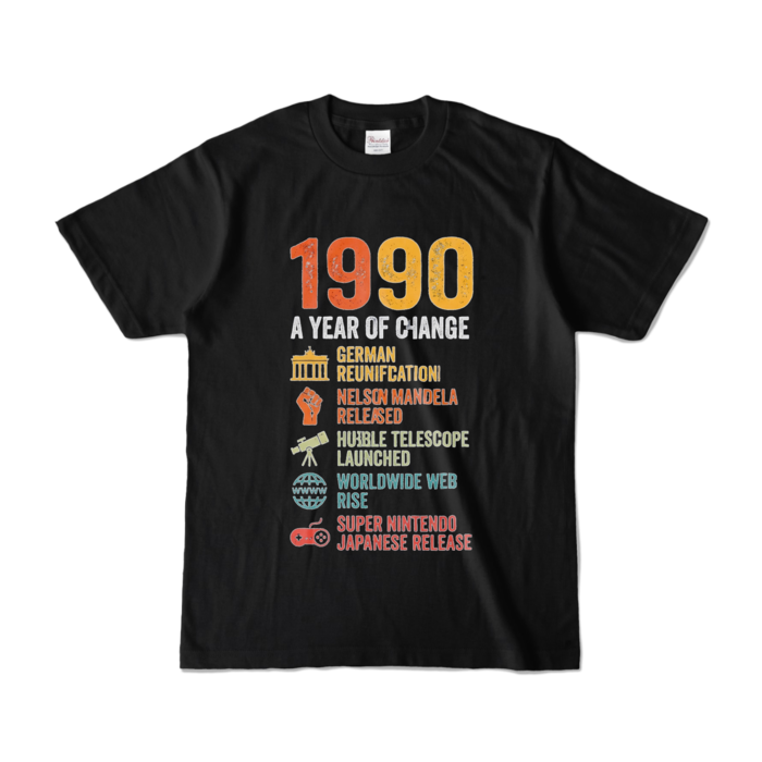 カラーTシャツ - S - ブラック (濃色)