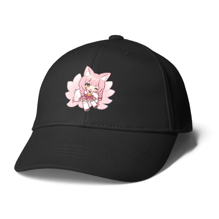 キャップ - ブラック