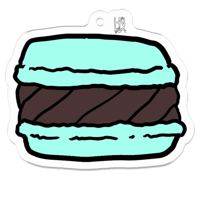 アクリルキーホルダー（コーティング） - 50 x 50 (mm)