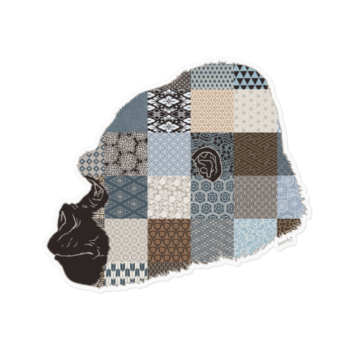 ステッカー - 160 x 160 (mm)