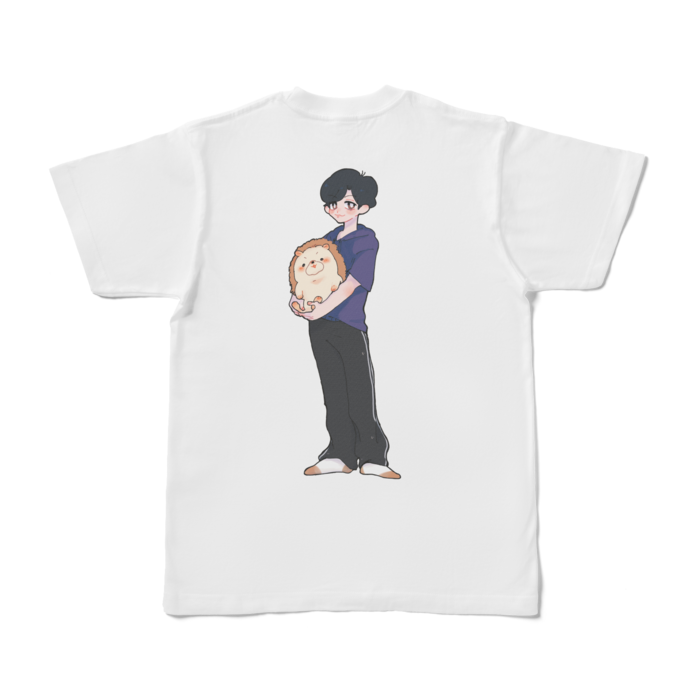 Tシャツ - S - 白(裏プリント)