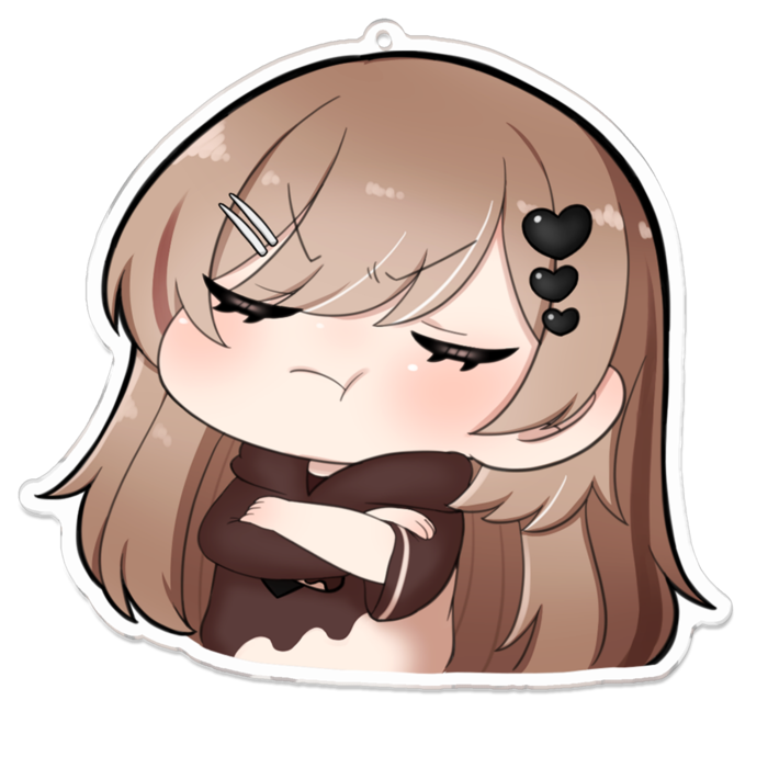 アクリルキーホルダー - 100 x 100 (mm)