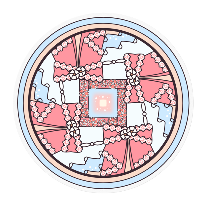 ステッカー - 100 x 100 (mm)