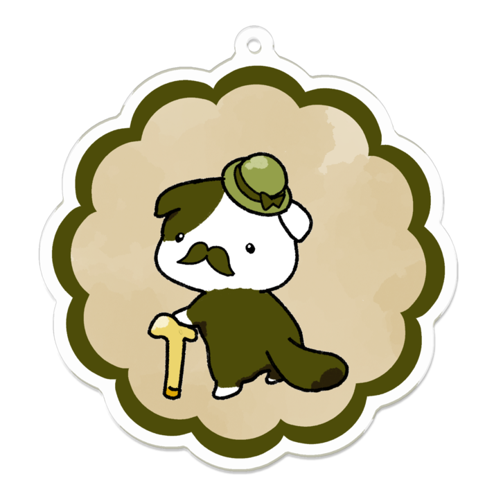 じぇんとるすこてぃっしゅ アクリルキーホルダー - 70 x 70 (mm)(3)