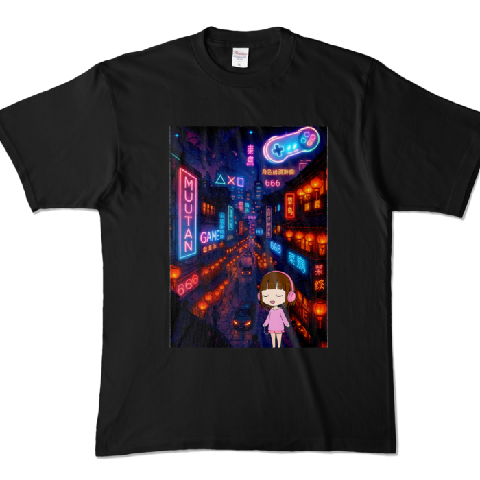 カラーTシャツ - XL - ブラック (濃色)