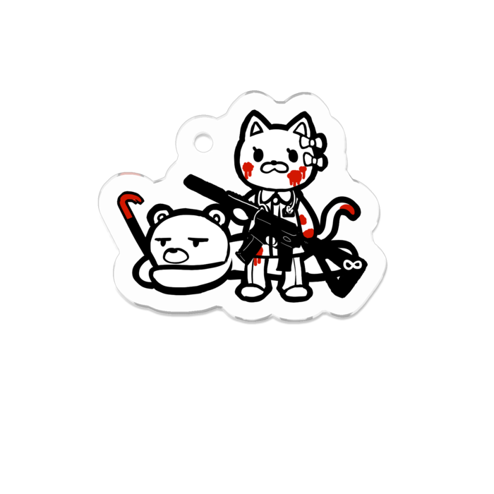 アクリルキーホルダー - 50 x 50 (mm)
