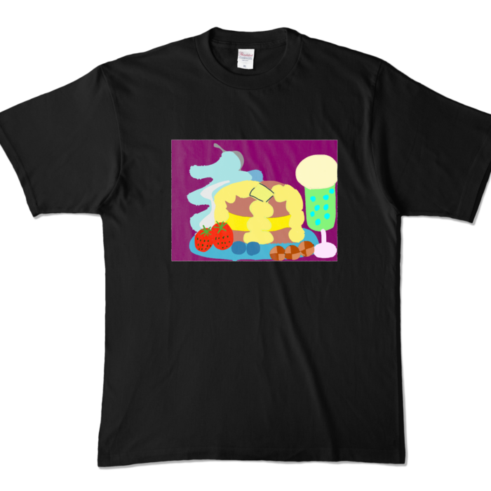 カラーTシャツ - XL - ブラック (濃色)