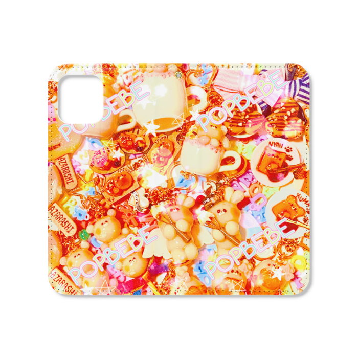 手帳型iPhoneケース(ベルトなし) - iPhone 11 Pro - ストラップ穴 あり