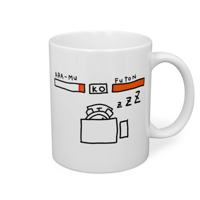 マグカップ - 直径 8 cm / 高さ 9.5 cm