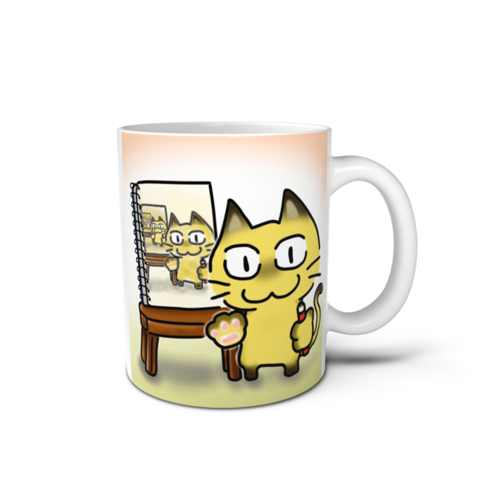 マグカップ - 直径 8 cm / 高さ 9.5 cm