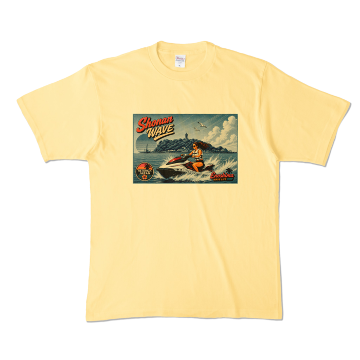 カラーTシャツ - XL - ライトイエロー (淡色)