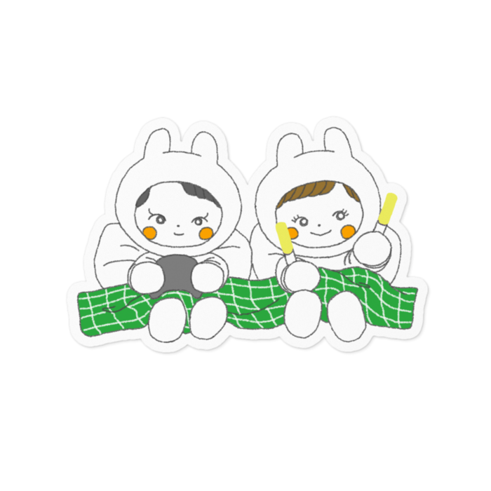 ステッカー - 100 x 100 (mm)