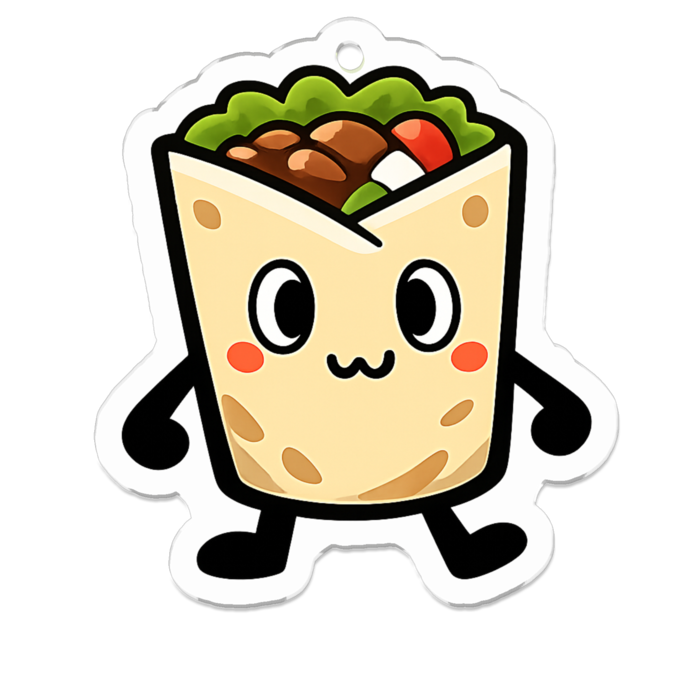 アクリルキーホルダー - 50 x 50 (mm)