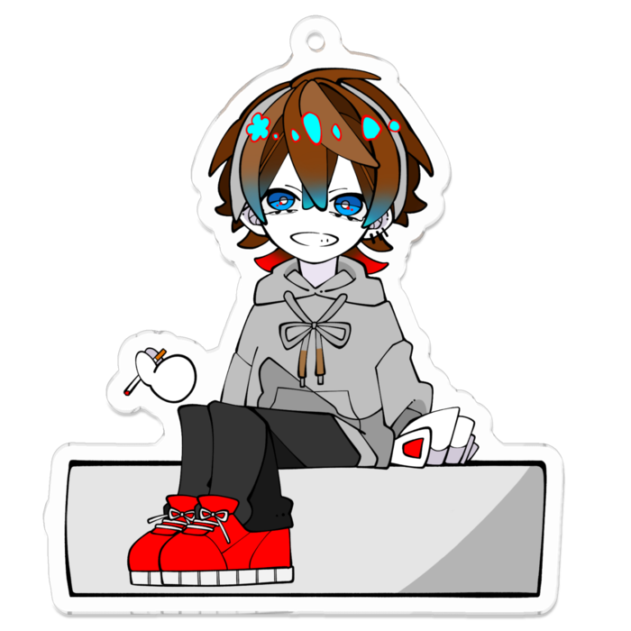 アクリルキーホルダー - 70 x 70 (mm)