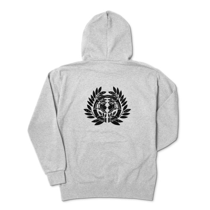 パーカー - XL - 杢グレー