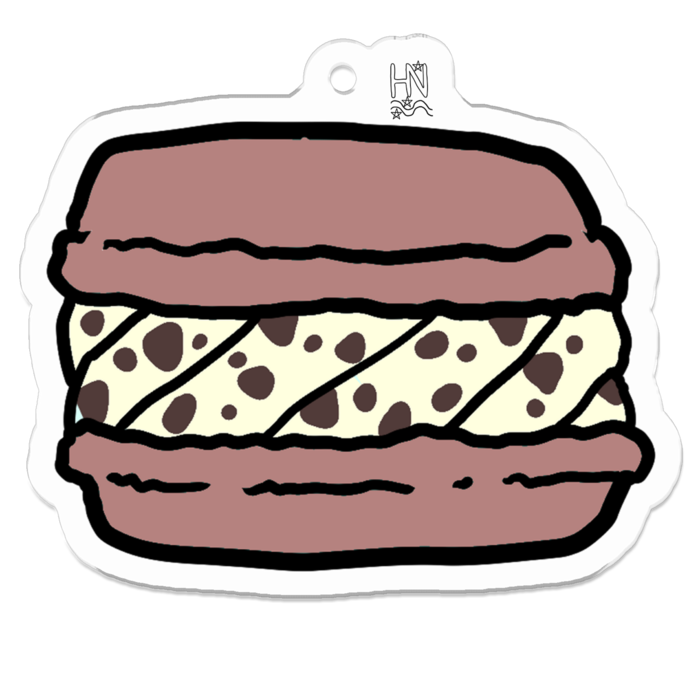 アクリルキーホルダー（コーティング） - 50 x 50 (mm)