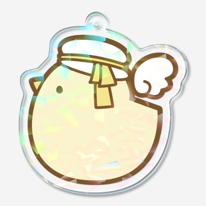 ホログラムアクリルキーホルダー(クリスタル)