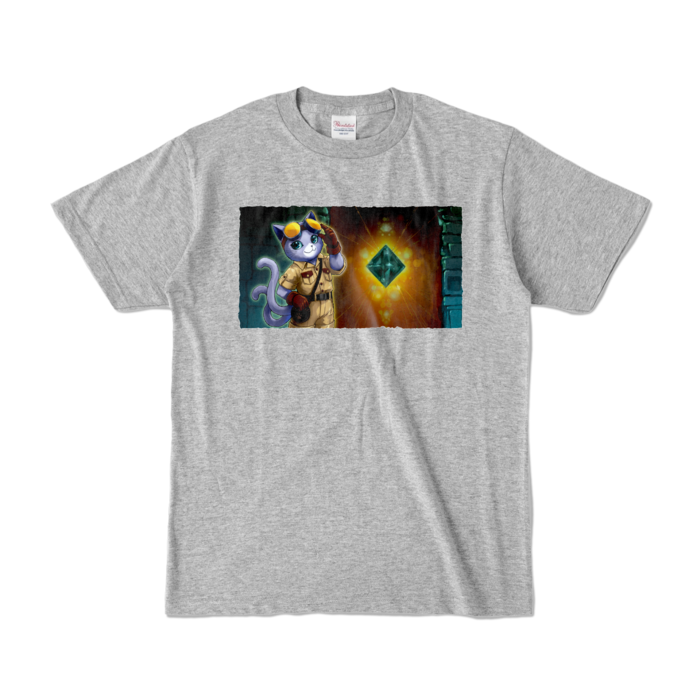 カラーTシャツ - S - 杢グレー (濃色)