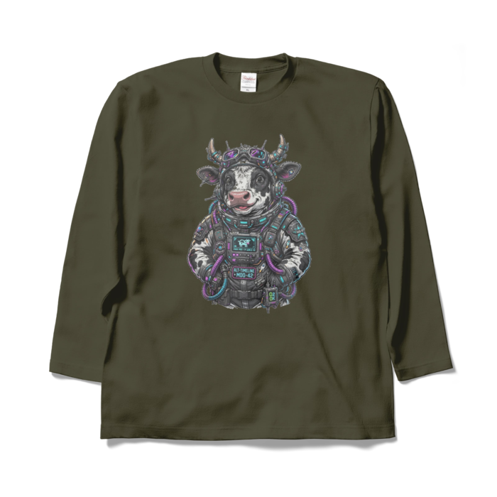 ロングスリーブTシャツ - XL - アーミーグリーン