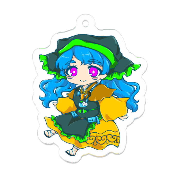 アクリルキーホルダー - 50 x 50 (mm)