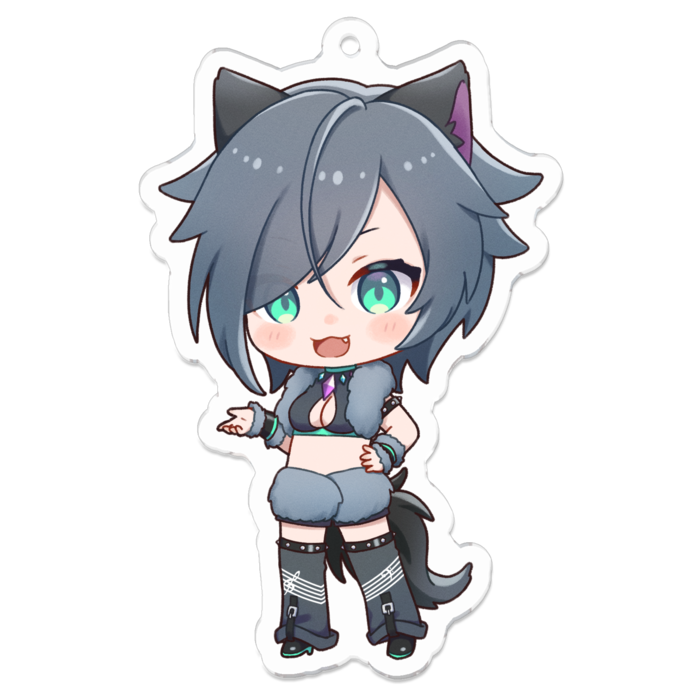 アクリルキーホルダー_ヴァネッサ（通常） - 70 x 70 (mm)