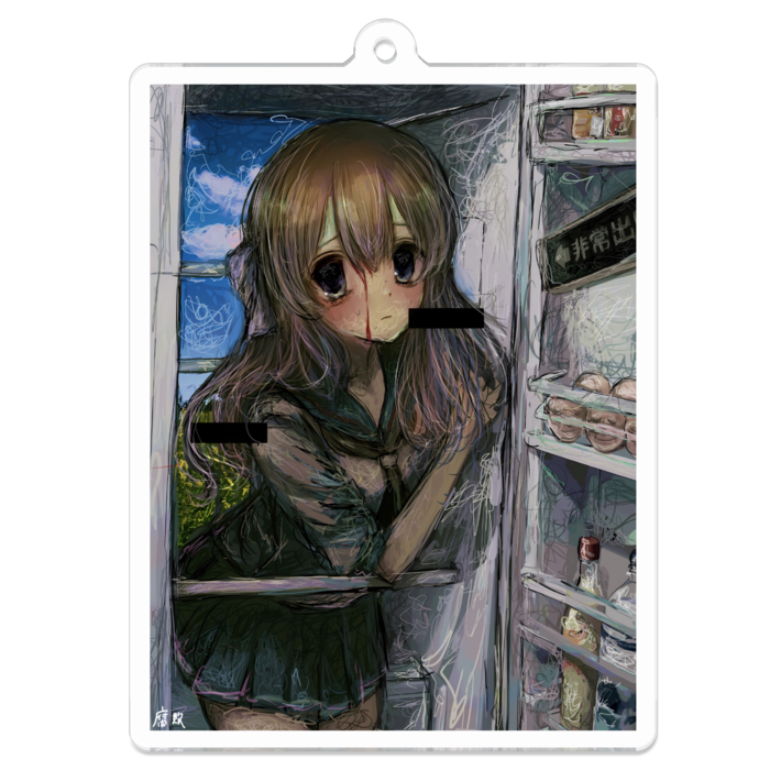 アクリルキーホルダー - 70 x 70 (mm)